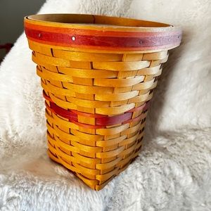 Longaberger May Series 1998 Snapdragon Basket with Product Card